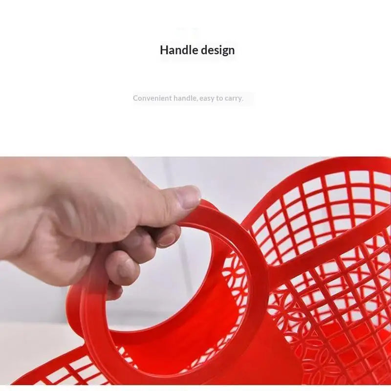 MShower Basket Handles Portable Large Capacity Drainage Box Household Zpaxo A5