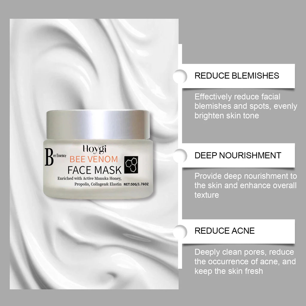 Hoygi Propolis & Bee Venom Facial Mask – Firming & Brightening Facial Mask Cream Zpaxo