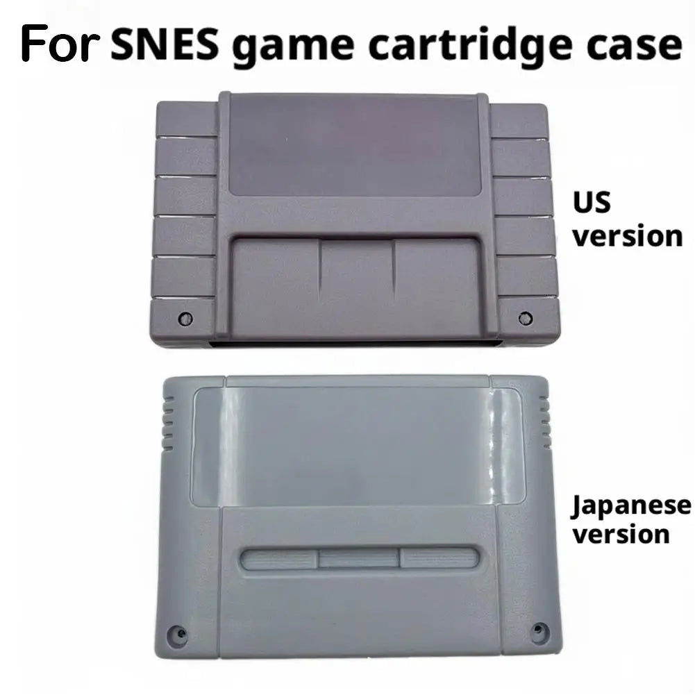 SNES Gray Replacement Game Cartridge Shell Housing Case Game Cartridge Shell Zpaxo US JP version