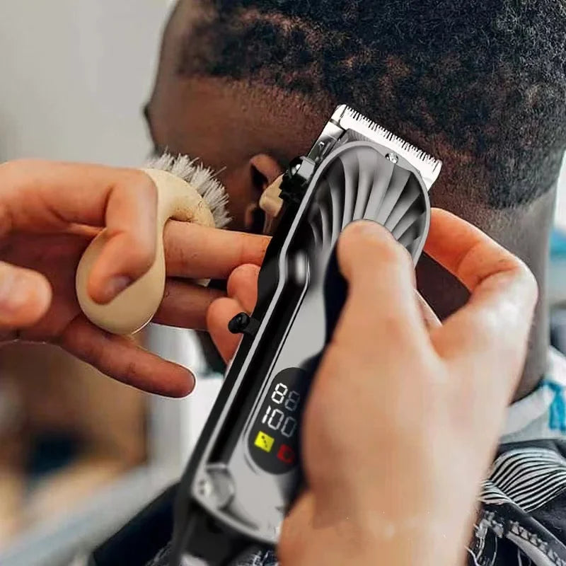2026 Professional Men's Hair Scissors High-power Adjustable Wireless