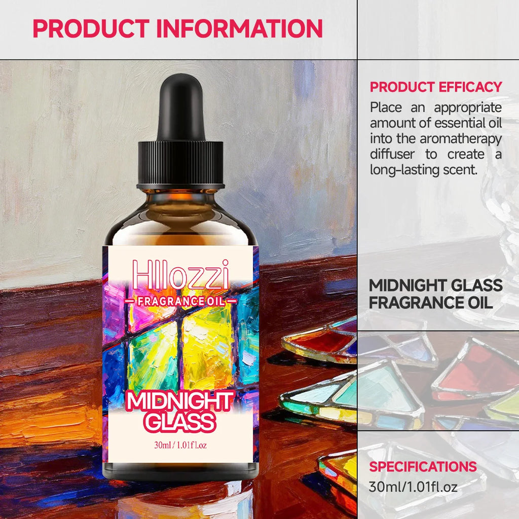Midnight Glass Essential Oils Fresh Pleasant Aroma Making Them Zpaxo