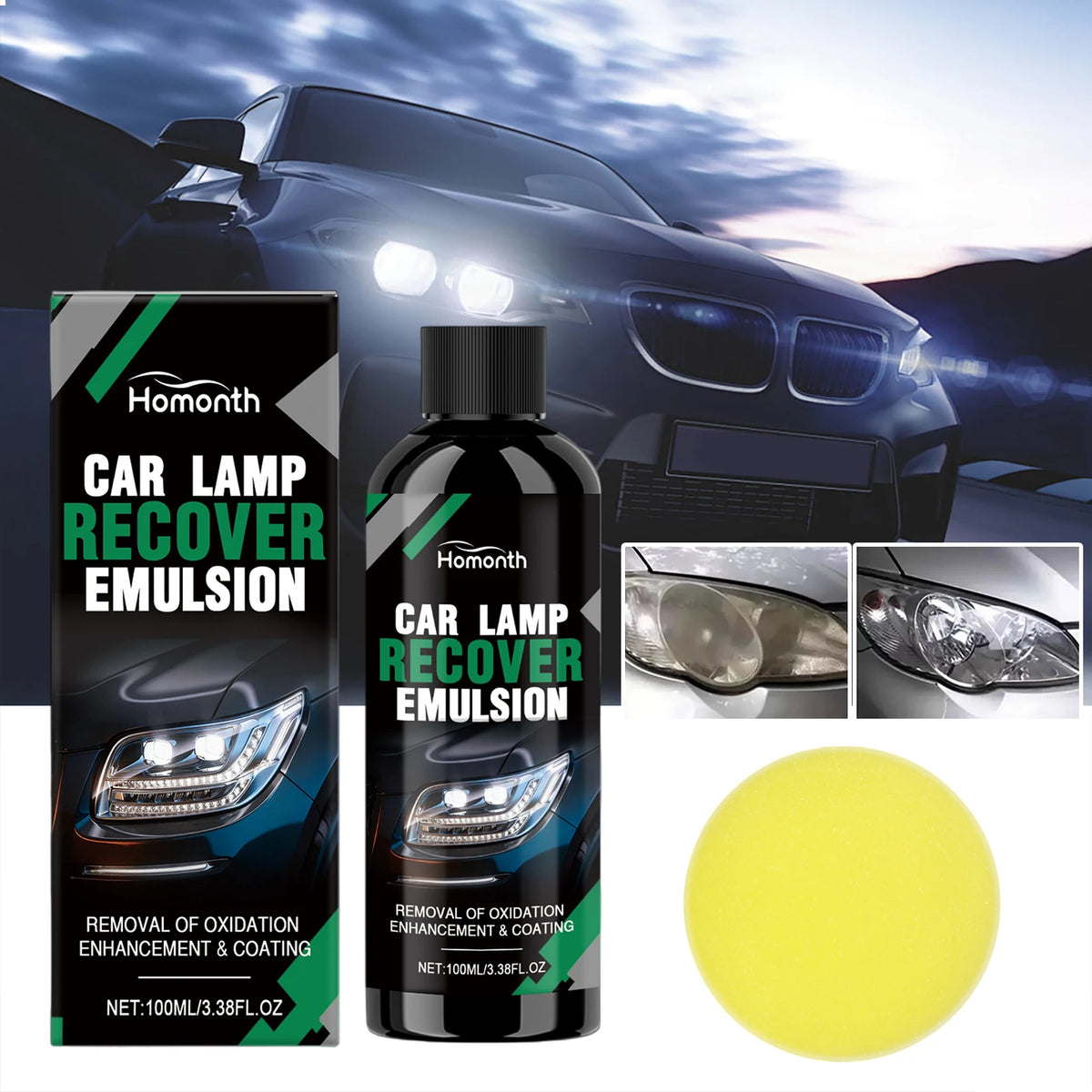 Car Headlight Restoration Oxidized Yellowed Head Light Restoring All Zpaxo