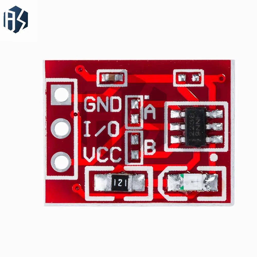 TTP223 Capacitive Touch Sensor Module Single Channel Self-locking Zpaxo