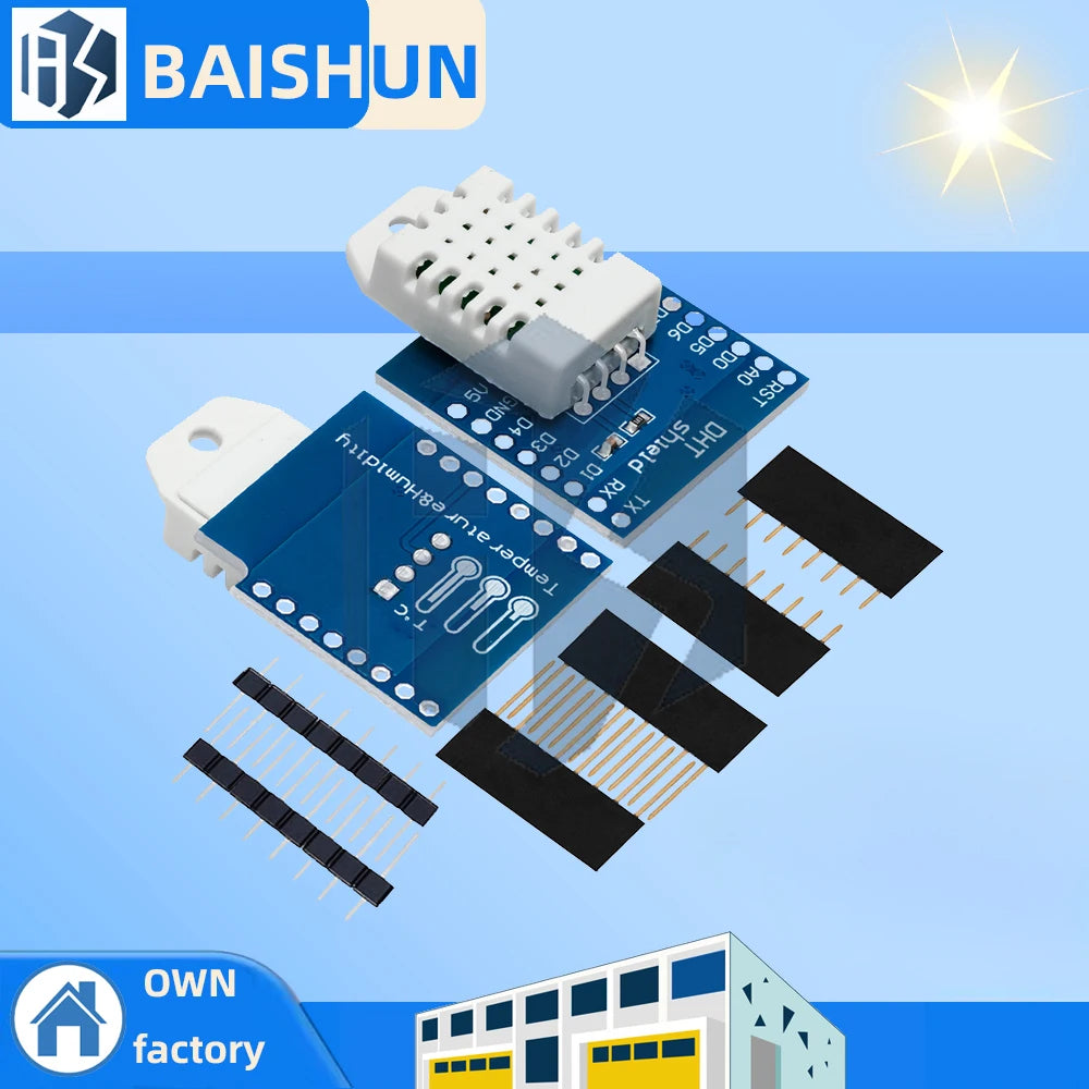 DHT Shield D1 Mini DHT22 Single-bus Digital Temperature Humidity Zpaxo