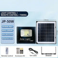 50W Brightness Solar Street Light Outdoor Flood Remote Reflector Zpaxo 44LED
