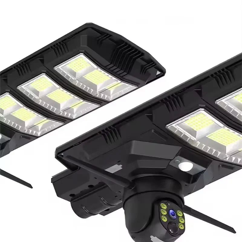 Solar Powered Street Light Wifi Camera Voice Warn 4MP V380 Security Zpaxo 4G EU China Mainland