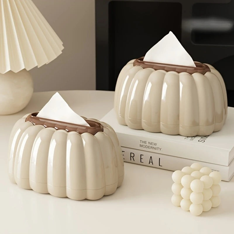 Modern Luxurious Tissue Box Cover Lid Stylish Plastic Rack Living