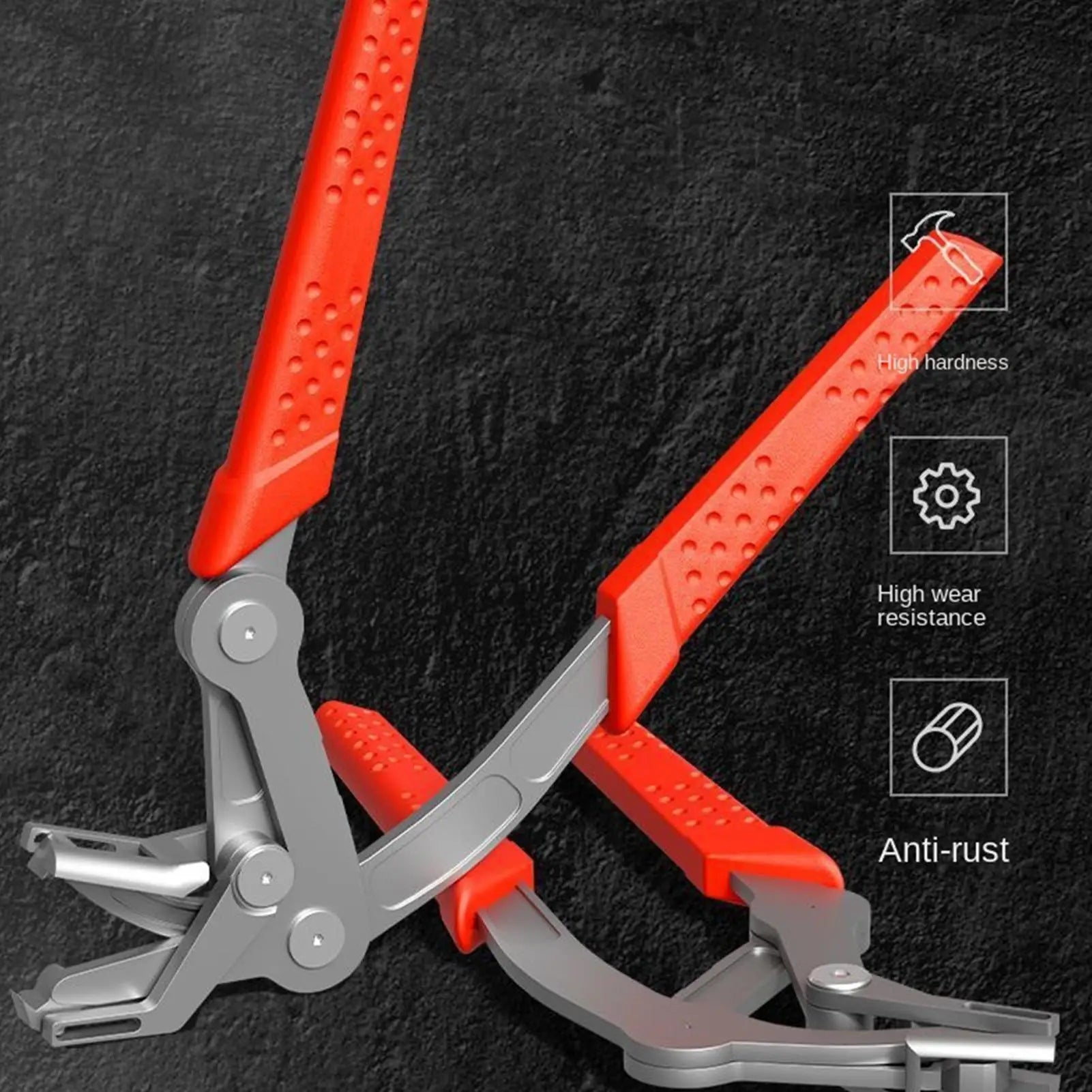 Car Clip Removal Pliers Plastic Rubber Round Nail Fastener Remover Tool For Car Interior Door Panel Chassis Trunk Repair Tool Zpaxo