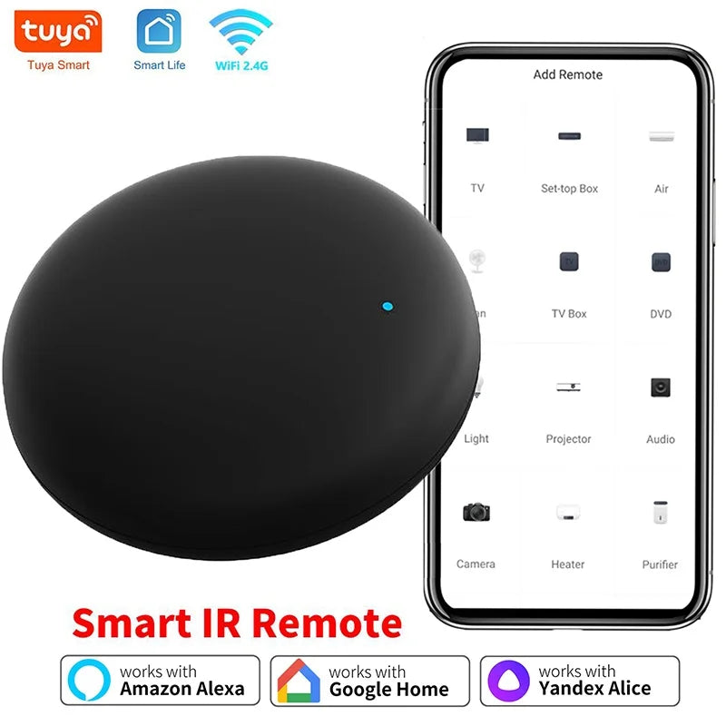 Tuya Wifi Smart IR Remote Control Air Conditioner TV Home Infrared