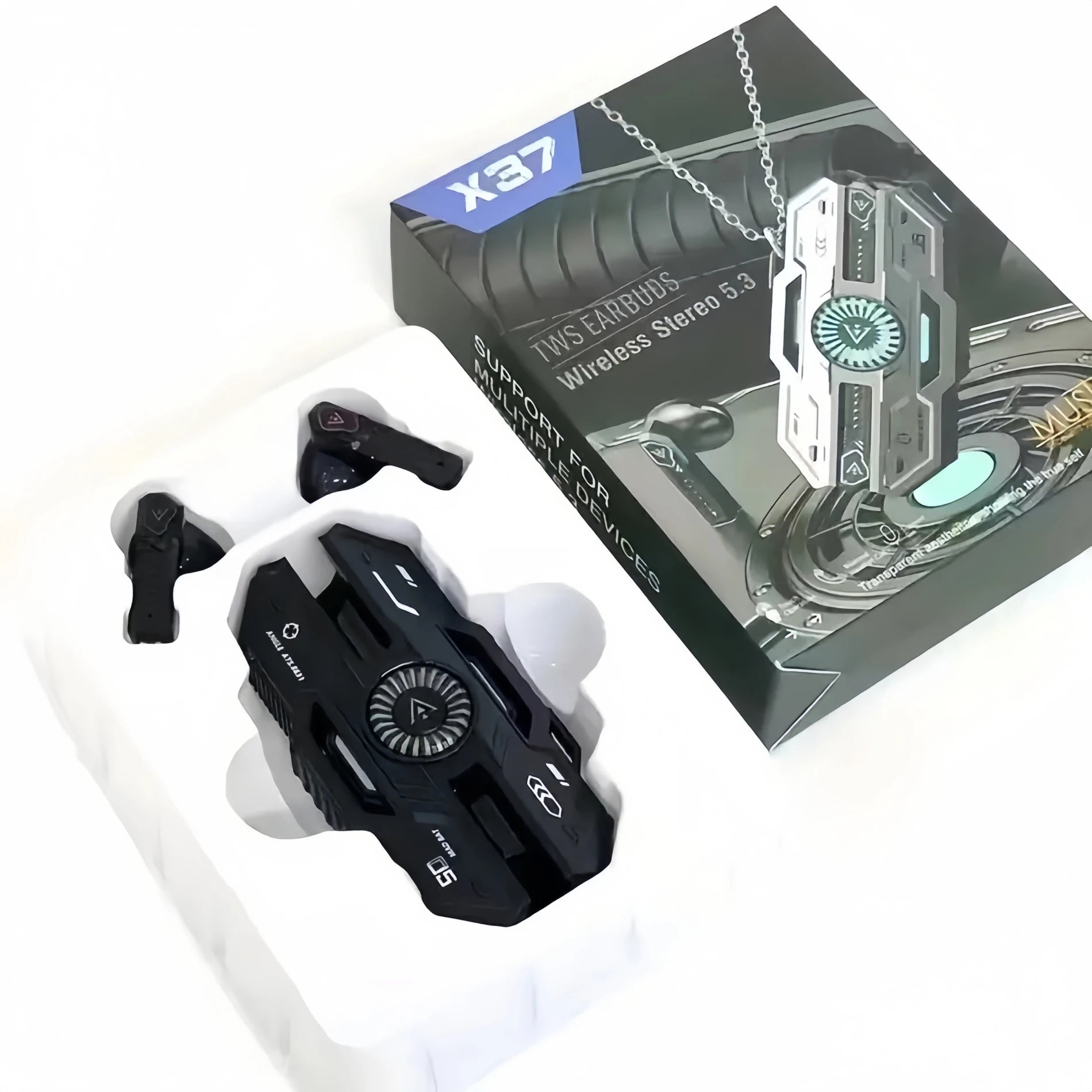 Wireless Earbuds Ultra-low Latency Gaming Bluetooth 5 49 36h Zpaxo black China Mainland