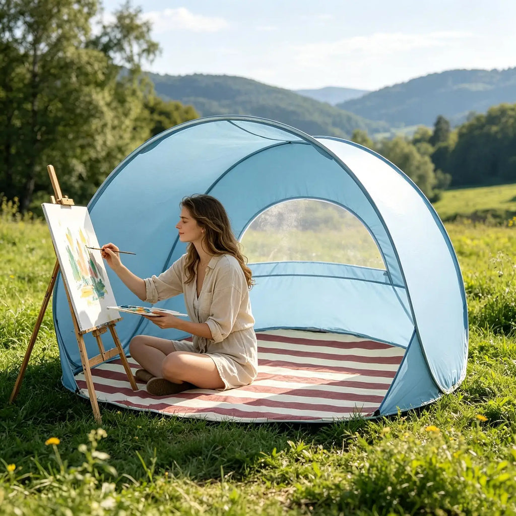 Beach Shade Portable Lightweight Protection Canopy Sun Family Adults