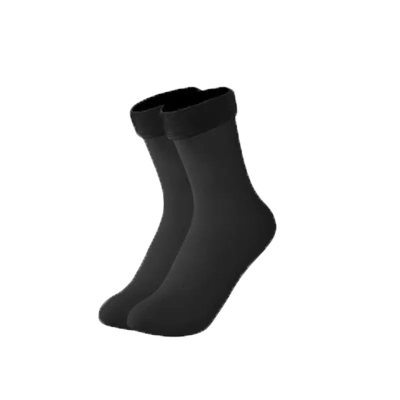Thermal Plush Velvet Winter Floor Socks – Unisex 3-Pair Set