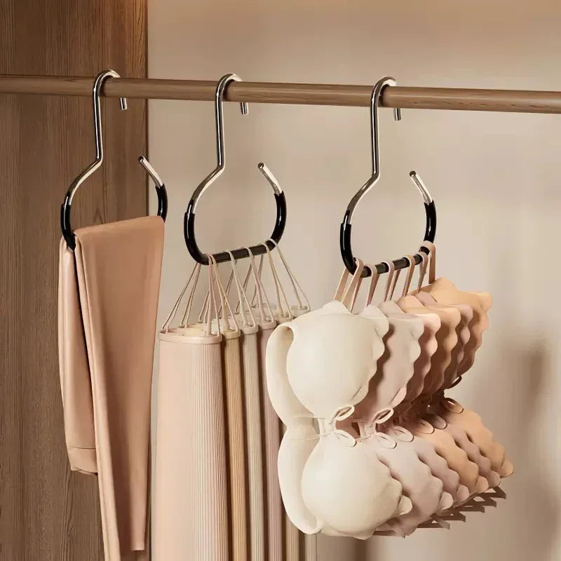 Circle Ring Hat Hanger 8 Hats Display Rack Baseball Cap Organizer Scarf Towel Tie Storage Holder for Closet Bedroom Saving Space Zpaxo