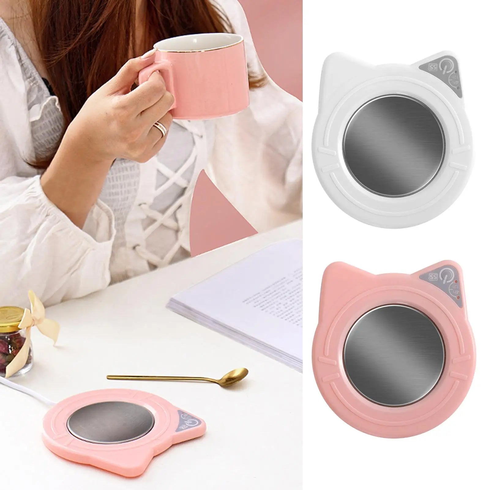 Smart Mug Warmer Cup Heating Pad Fast Precise Temp Control Auto Shut