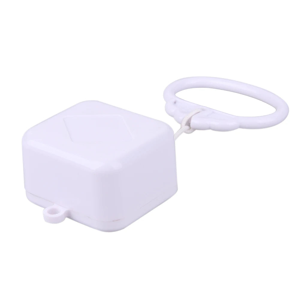 5 4 3 2 Pull String Cord Music Box Baby Kids Bed Bell Rattle Musical