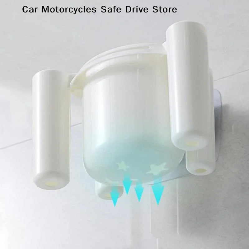 CMWall-Mounted Toothbrush Holder Cup Small Self-adhesive Storage Box