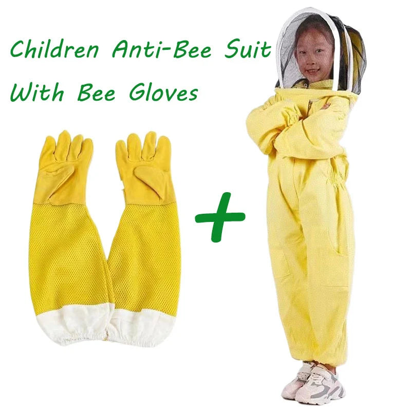 Children Anti-bee Suit Breathable Kids Beekeeping Practicekid