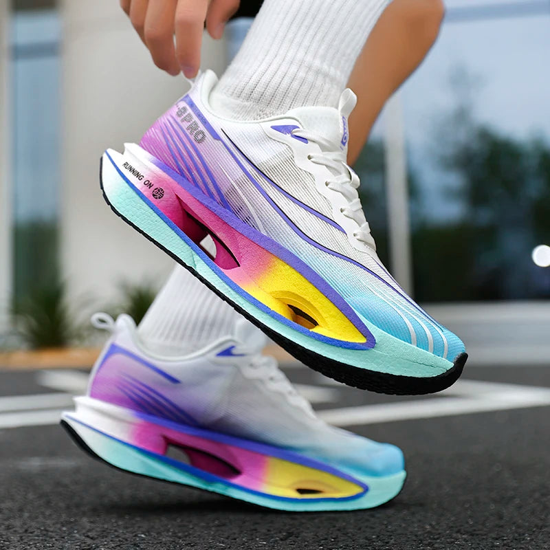 Men's Casual Sneakers Luxury Trainer Shoes Breathable Race Running