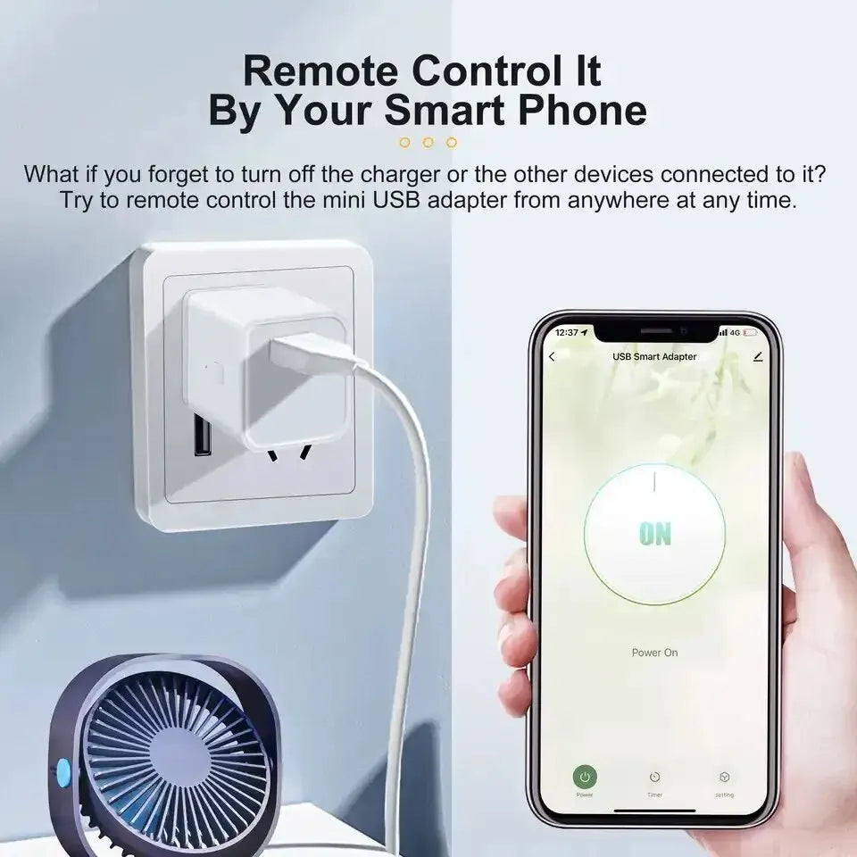 Tuya Smart WiFi Micro USB Adaptor Switch 5V Mini 1 USB Power Adaptor Smart Life Control Via Alexa Google Smart Home Yandex Alice Zpaxo
