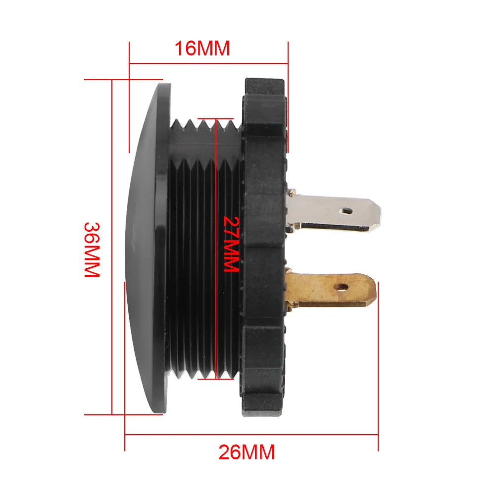 Voltage Meter Tester DC 12V-24V Car Auto Motorcycle Boat Mini Digital