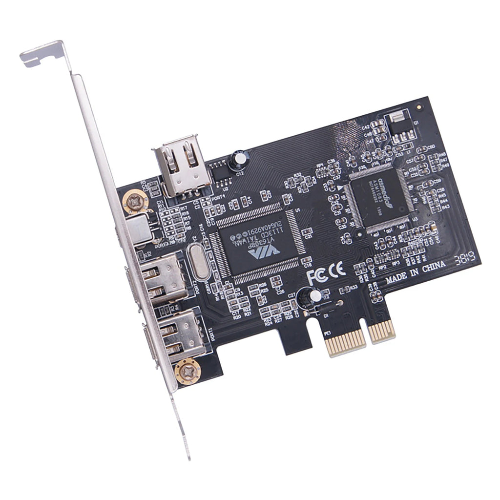 PCI-e 1X External IEEE 1394 4 Ports 3 X 6Pin 1 4Pin Firewire Card