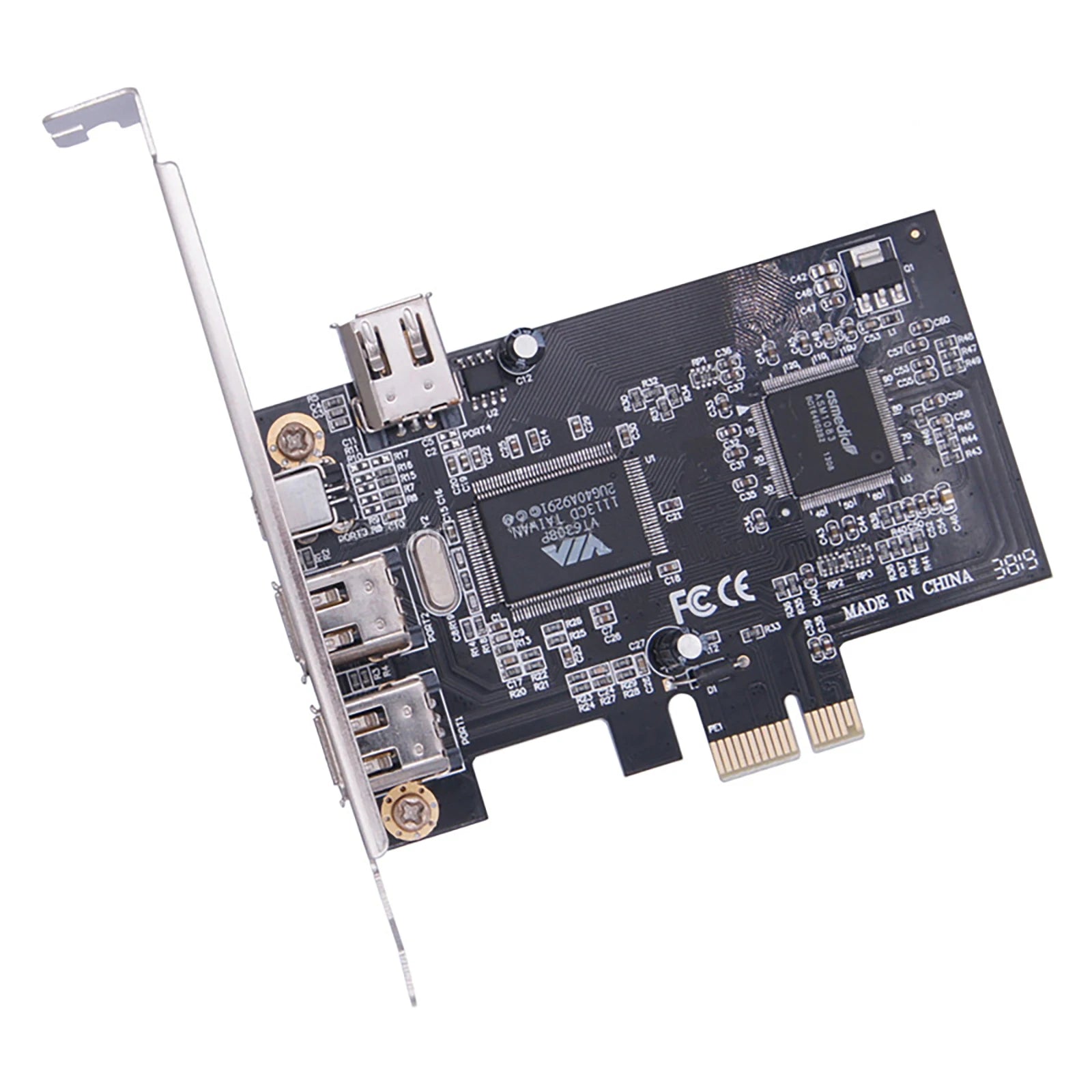 PCI-e 1X External IEEE 1394 4 Ports 3 X 6Pin 1 4Pin Firewire Card