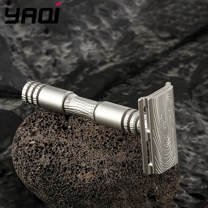 YAQI Ghost Safety Razor – 316 Stainless Steel Smooth Shave Safety Razor Zpaxo