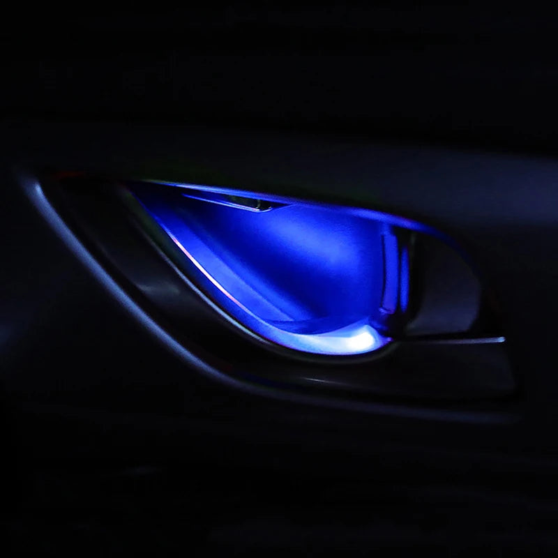 LED Ambient Light Transparent Lamp Body Circular Car Inner Bowl Door