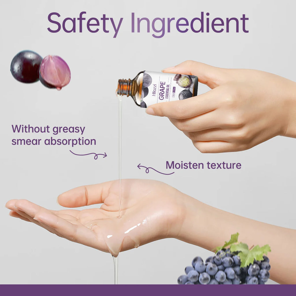 Grape Essential Oil Pure Plant Multifunctional Use Aromatherapy Zpaxo