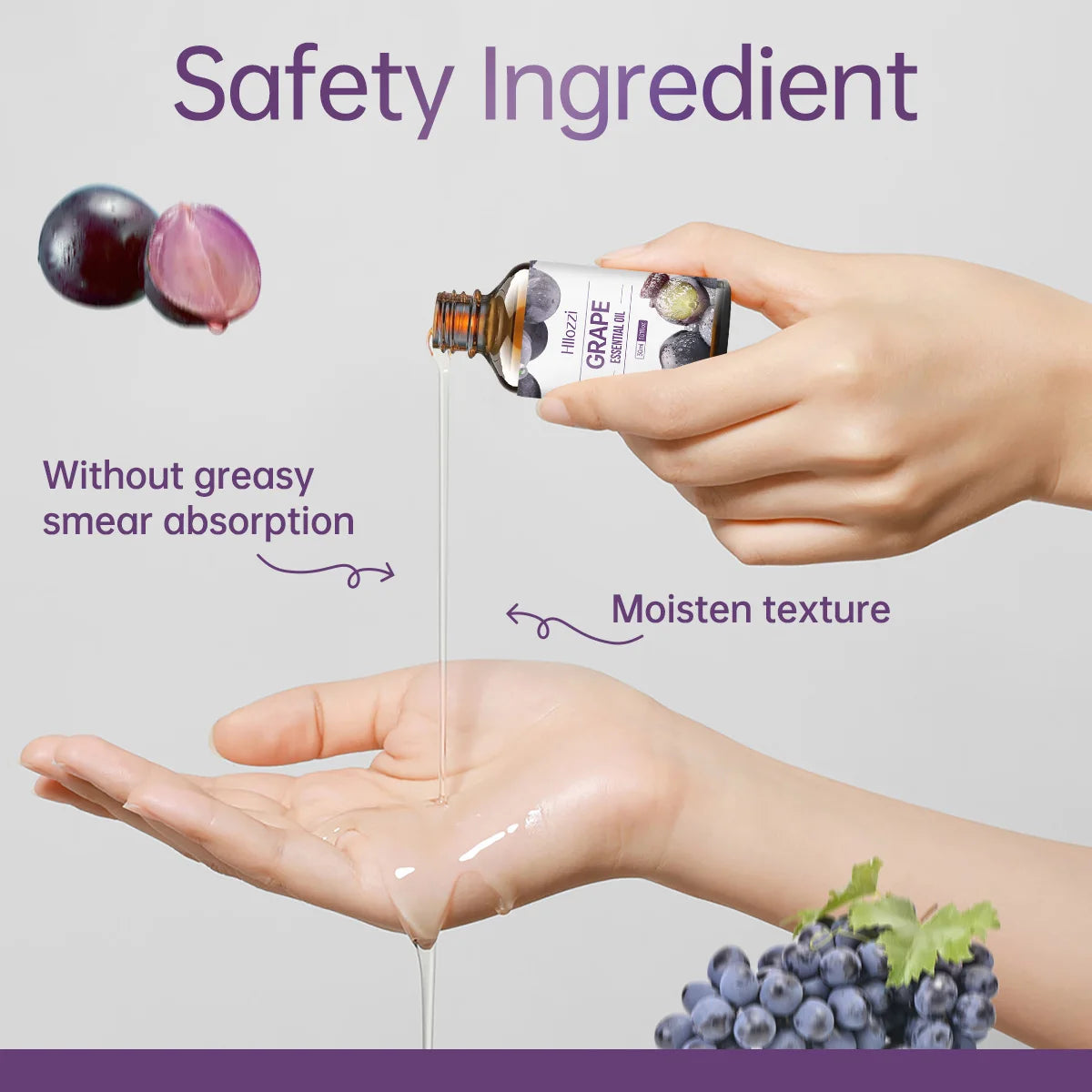 Grape Essential Oil Pure Plant Multifunctional Use Aromatherapy Zpaxo
