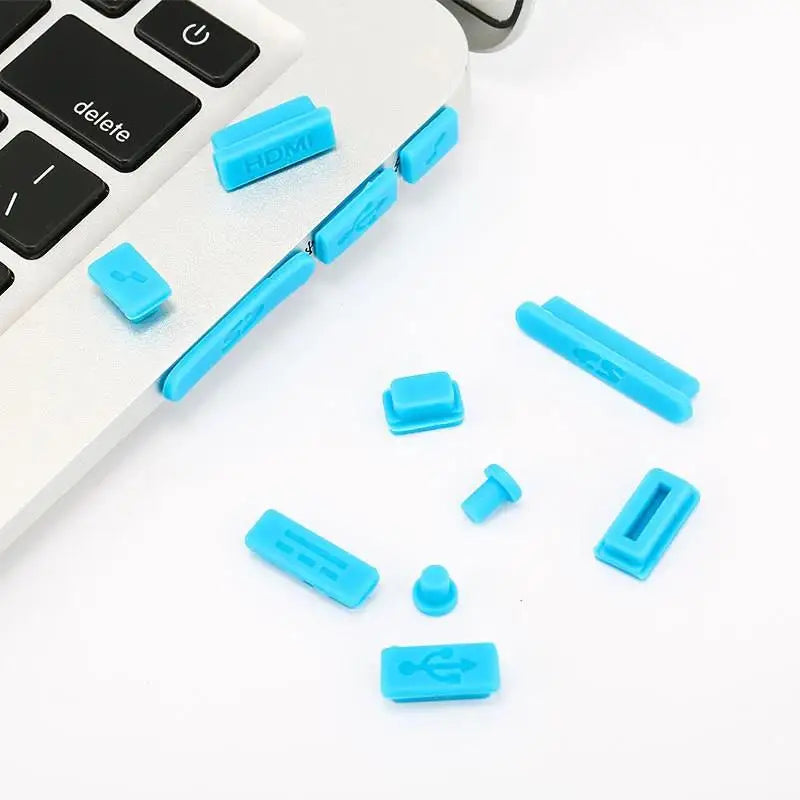 Universal Silicone Anti-dust Plug Notebook Dustproof Stopper Laptop C Zpaxo