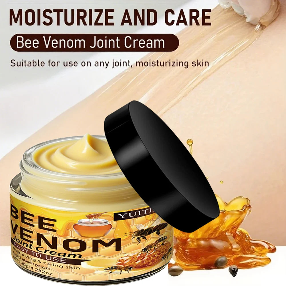 Bee Venom Joint & Skin Cream 120g – Fast Absorbing Moisturizer Joint & Skin Cream Zpaxo
