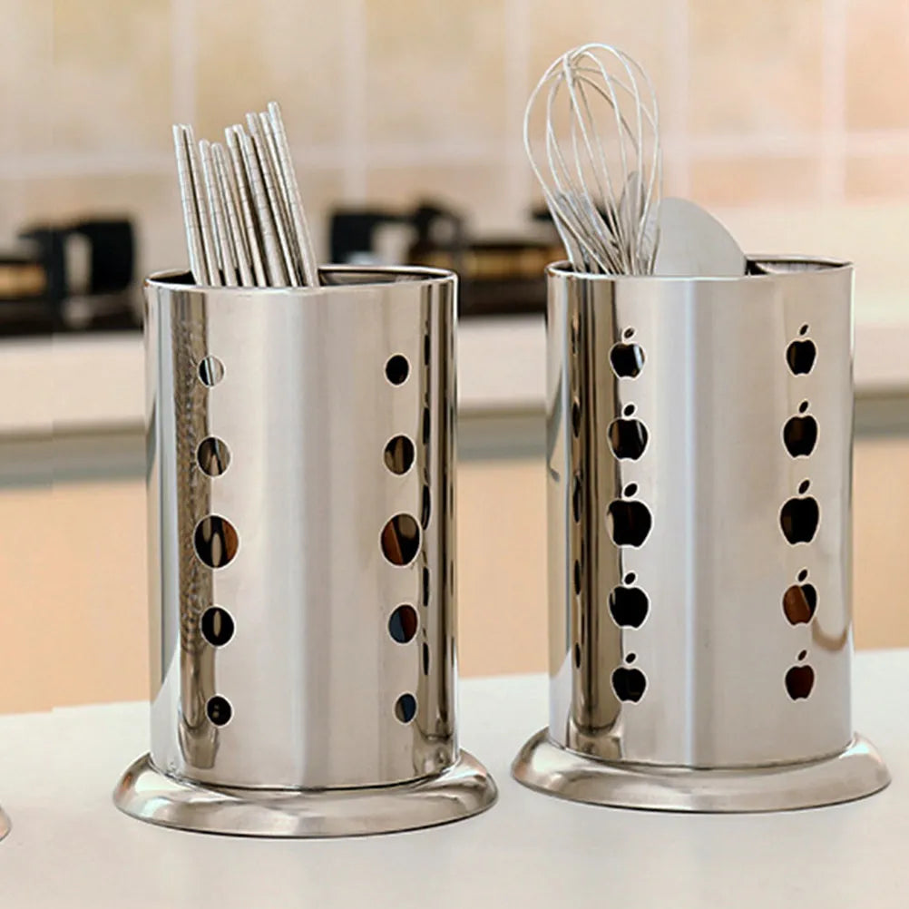 Thickened Stainless Steel Flatware Holder Chopsticks Organizer