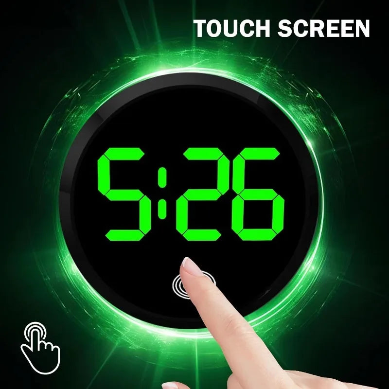 Car LED Dashboard Clock – Touch-Control Digital Display