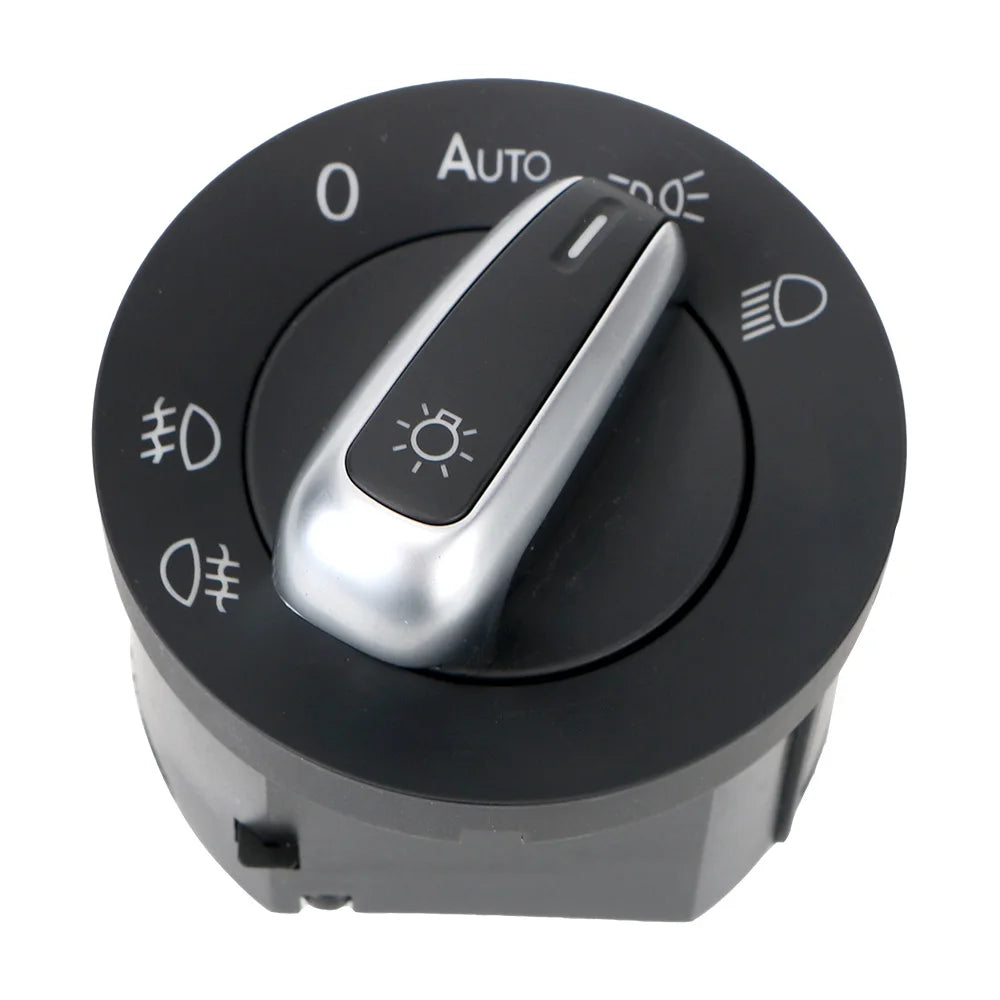 5ND941431B Chrome Auto Headlight Switch Golf Jetta MK5 MK6 GTI Passat