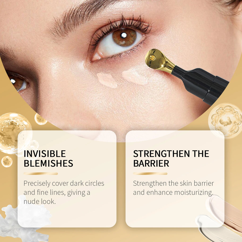 Waterproof Liquid Concealer | Full Coverage, Oil Control & Brightening Liquid Concealer Zpaxo