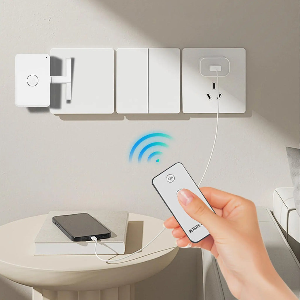 Smart Buttons Wireless Smart Button 10M Range Remote Controller Dimmer Lights Artifact Automation for Dormitory Room Car Door Zpaxo