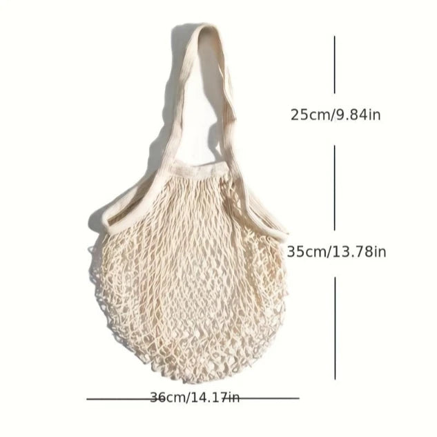 Reusable Mesh Shopping Bags Washable Fruit Vegetable String Net