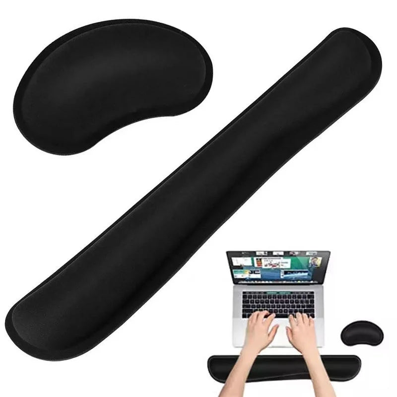 Memory Foam Soft Support Mouse Wrist Rest Pad Stable Non-Slip Desk Mat For Keyboard Mouse Desktop Office Computer Comfort Gear Zpaxo