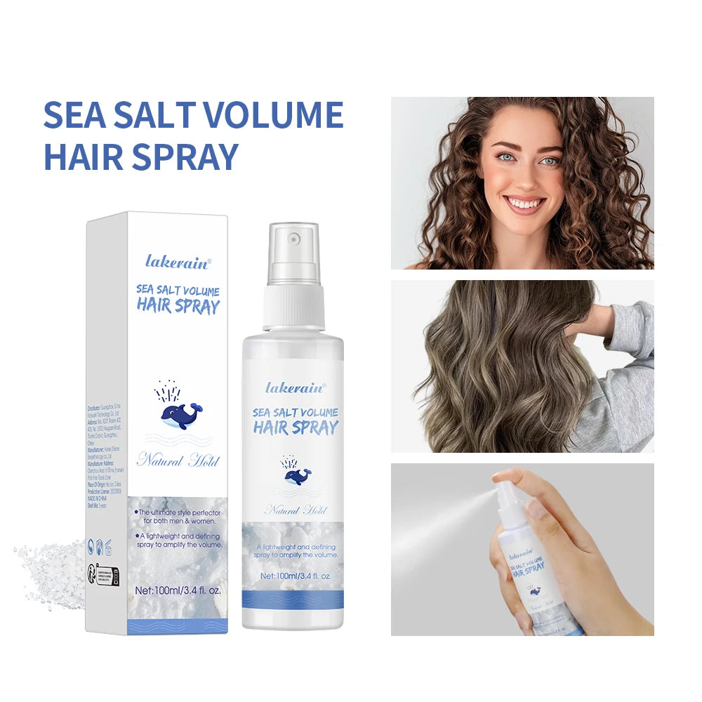 Sea Salt Spray for Hair Water Spray Dry Shampoo for Hair Volumizing Delayer Detangler Volumizer Styling Products Care Hair spray Zpaxo 100ml