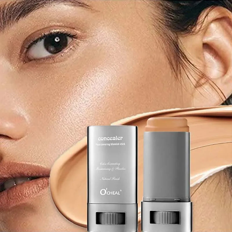 Matte Foundation Cream Stick Boosted Skin Tint Silky Texture