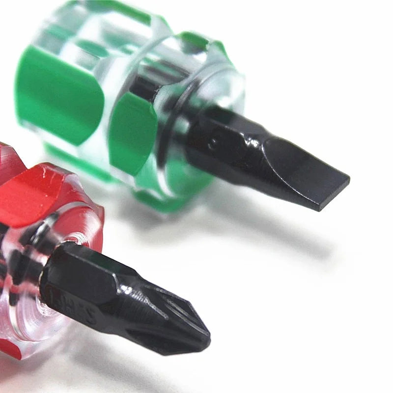 Ultra short mini cross flathead screwdriver Zpaxo