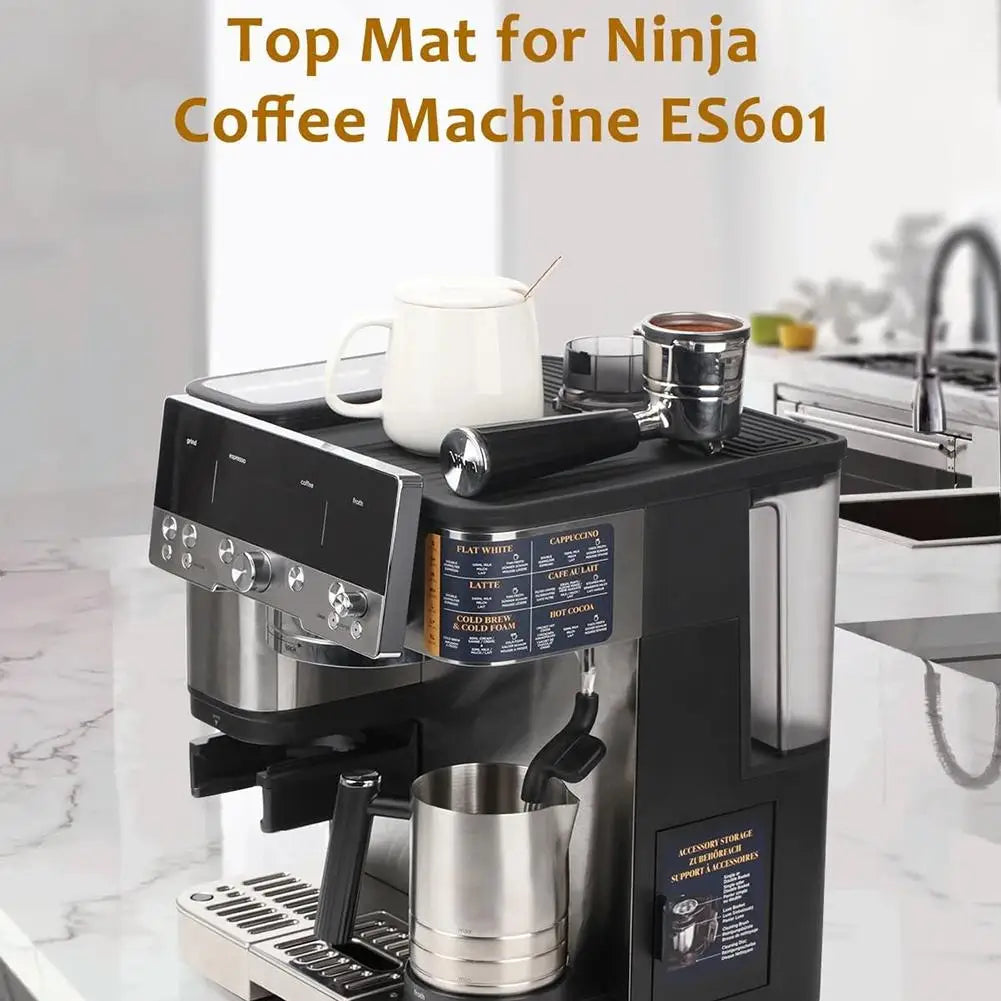 Silicone Top Pad for Ninja ES601 – Anti-Slip & Heat-Resistant Espresso Machine Pad Zpaxo