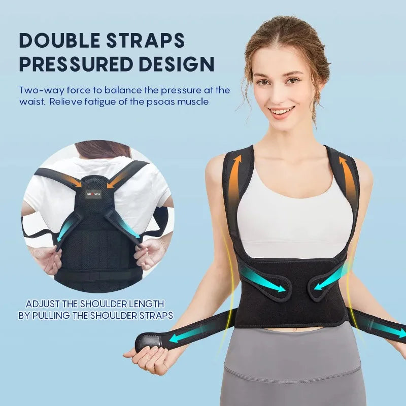 Back Brace Straightener Posture Corrector Scoliosis Hunchback Zpaxo