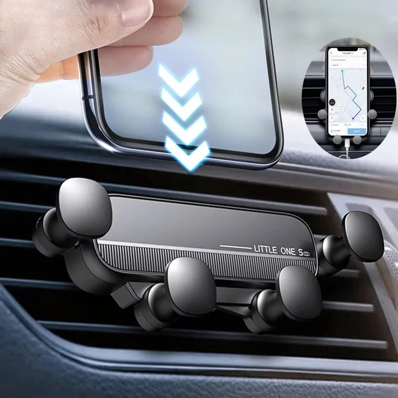 Gravity Car Mobile Phone Holder Air Vent Clip Mount Smart Stand GPS