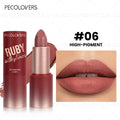 1PC Velvet Matte Lipstick, Long-lasting, Easy To Apply, Bright Color, Long-lasting Waterproof and Sweat-proof, Non-stick Cup Zpaxo 06