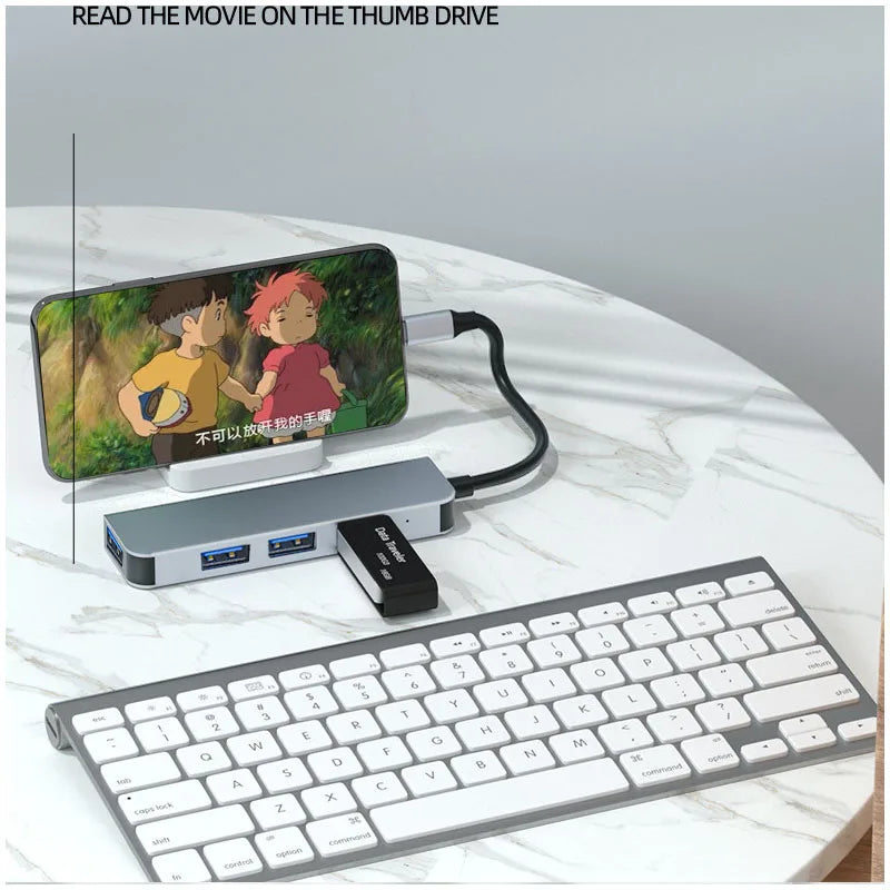 HUB USB 3 0 2 4in1 Socket Laptop Tablet Distribution Device Port Zpaxo