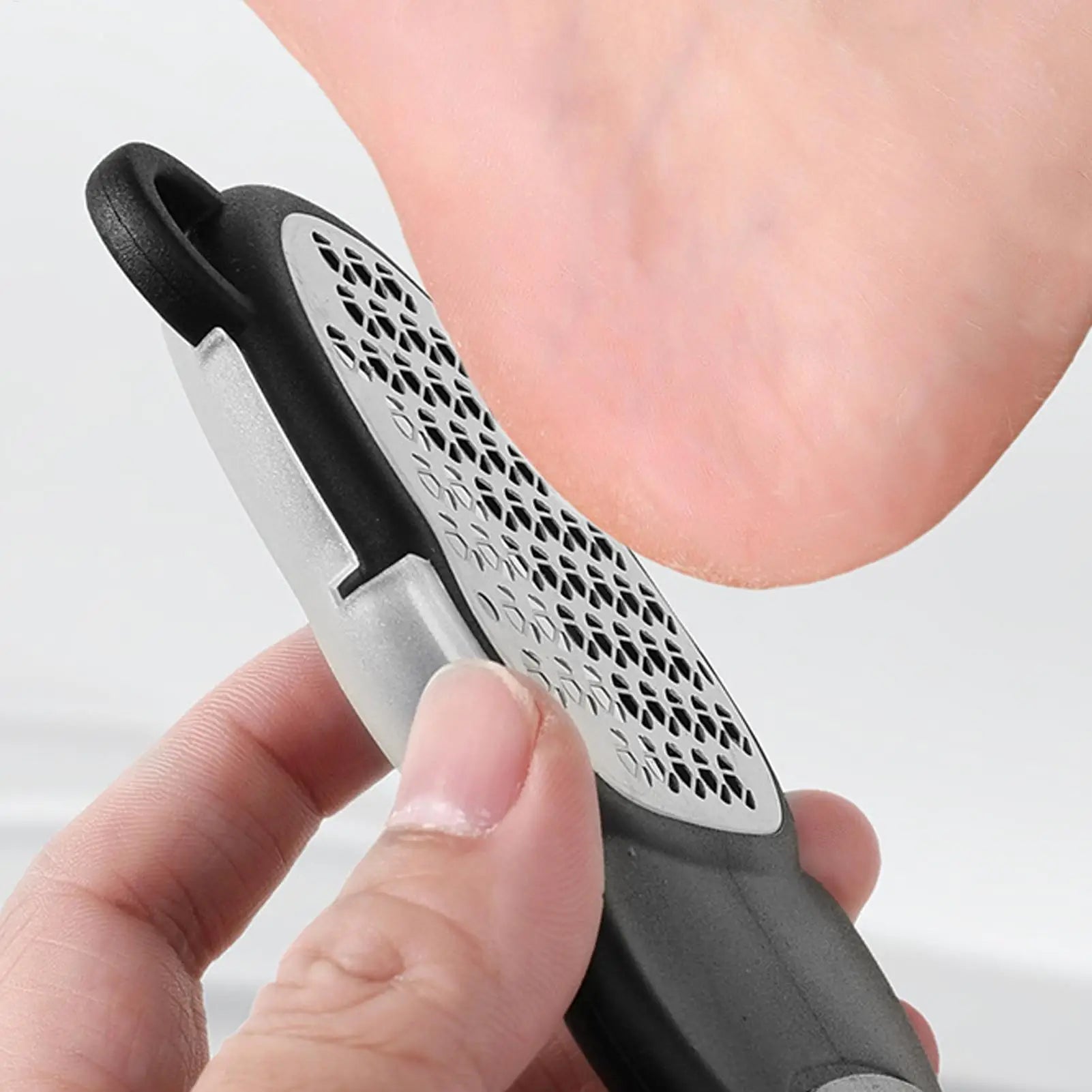 Foot Callus Remover Stainless Steel Bear-shaped Portable Grinder Dead