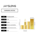 Jaysuing Color Changing Lip Balm – pH Reactive Shimmer & Gold Tinted Lip Balm Zpaxo Gold Foil