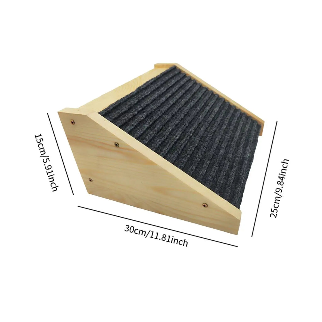 Wooden Dog & Cat Ramp – Anti-Slip Portable Pet Stair Ladder Pet Stair Ramp Zpaxo